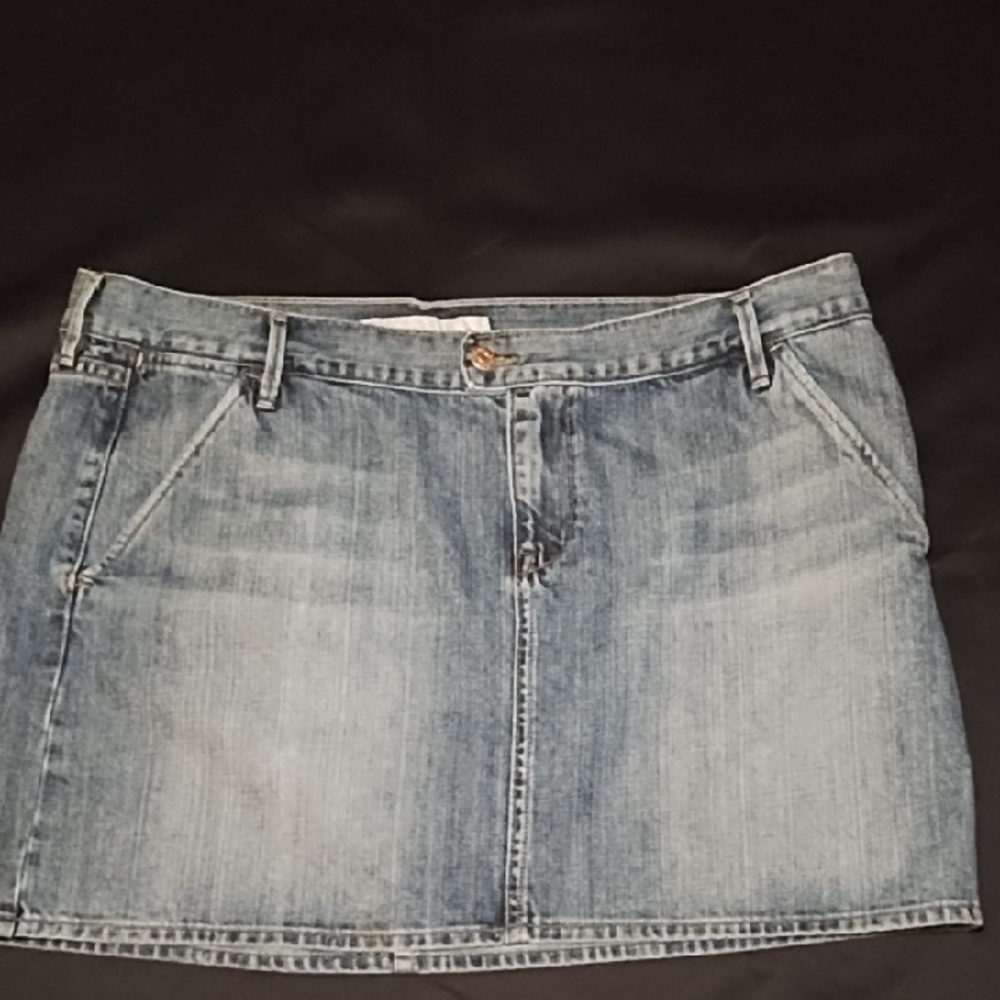 Denim Mini Skirt
